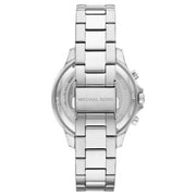  Shop Authentic Michael Kors Grayson Chronograph Blue Dial Silver Steel Strap Watch For Men - MK9107 - Luxxuri