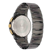  Shop Authentic Versace Greca Icon Quartz Black Dial Black Steel Strap Watch For Men - VEZ900521 - Luxxuri
