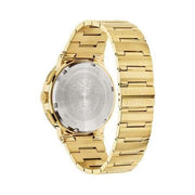  Shop Authentic Versace Greca Chronograph Black Dial Gold Steel Strap Watch For Men - VEZ900421 - Luxxuri