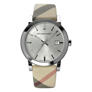 Shop Authentic Burberry The City White Dial Brown Leather Strap Watch for Women - BU9113 - Luxxuri