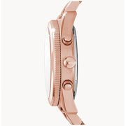  Shop Authentic Fossil Boyfriend Multifunction Rose Gold Dial Rose Gold Steel Strap Watch for Women - ES3885 - Luxxuri