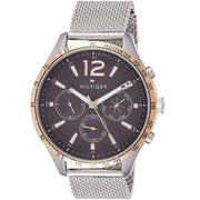  Shop Authentic Tommy Hilfiger Gavin Chronograph Quartz Grey Dial Silver Mesh Bracelet Watch for Men - 1791466 - Luxxuri