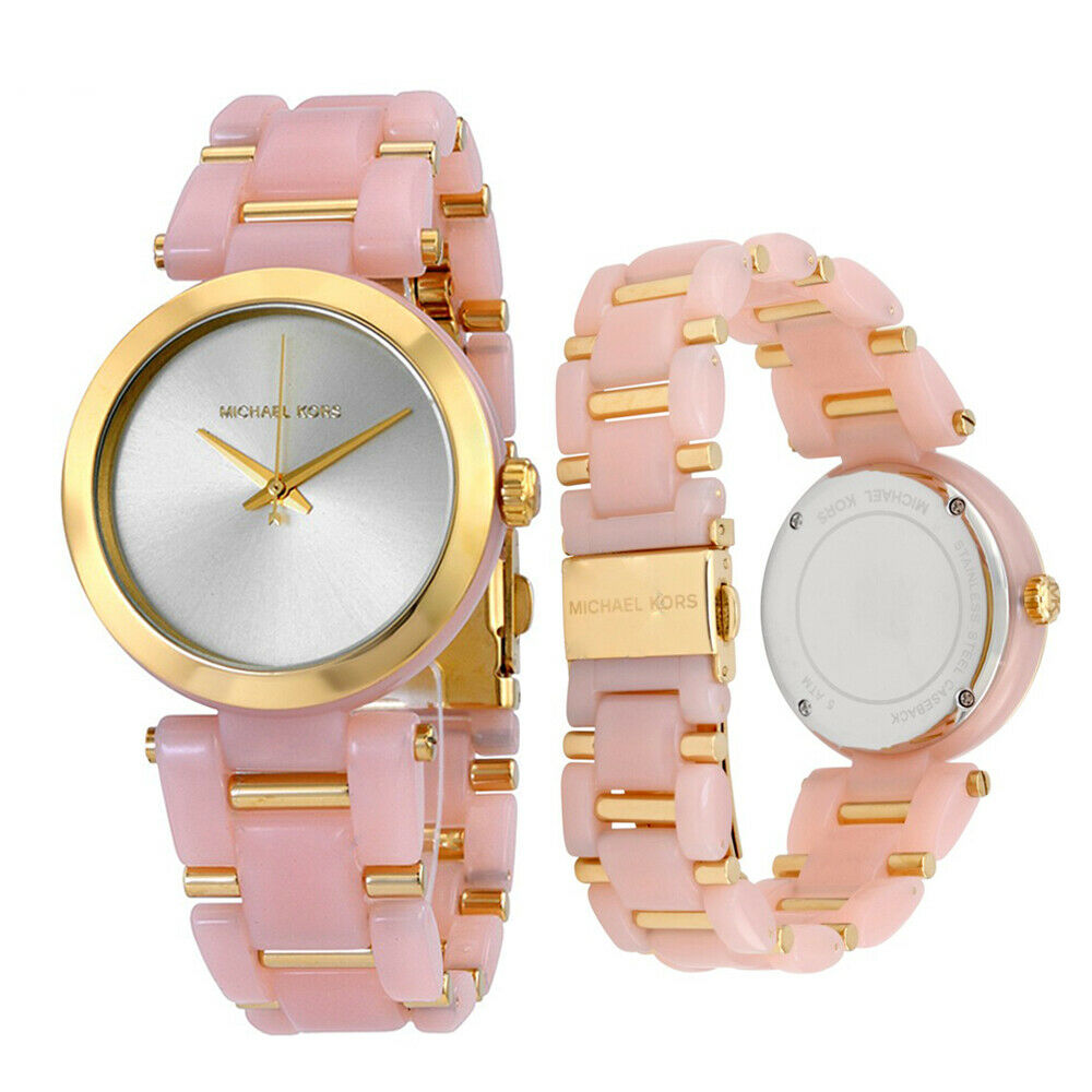  Shop Authentic Michael Kors Delray Rose Gold Dial Pink Steel Strap Watch for Women - MK4316 - Luxxuri