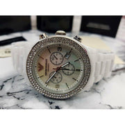  Shop Authentic Emporio Armani Ceramica Chronograph White Dial White Ceramic Strap Watch For Women - AR1456 - Luxxuri