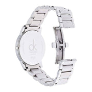 Shop Authentic Calvin Klein City Date Black Dial Silver Steel Strap Watch for Men - K2G2G143 - Luxxuri