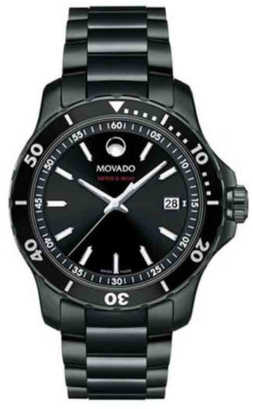  Shop Authentic Movado Series 800 Black Dial Black Steel Strap Watch For Men - 2600143 - Luxxuri