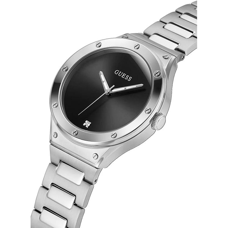  Shop Authentic Guess Scope Black Dial Silver Steel Strap Watch for Men - GW0427G1 - Luxxuri