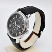  Shop Authentic Guess Wafer Analog Black Dial Black Leather Strap Watch For Men - W70016G1 - Luxxuri