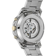  Shop Authentic Fossil Townsman Automatic Skeleton Silver Dial Silver Steel Strap Watch for Men - ME3044 - Luxxuri