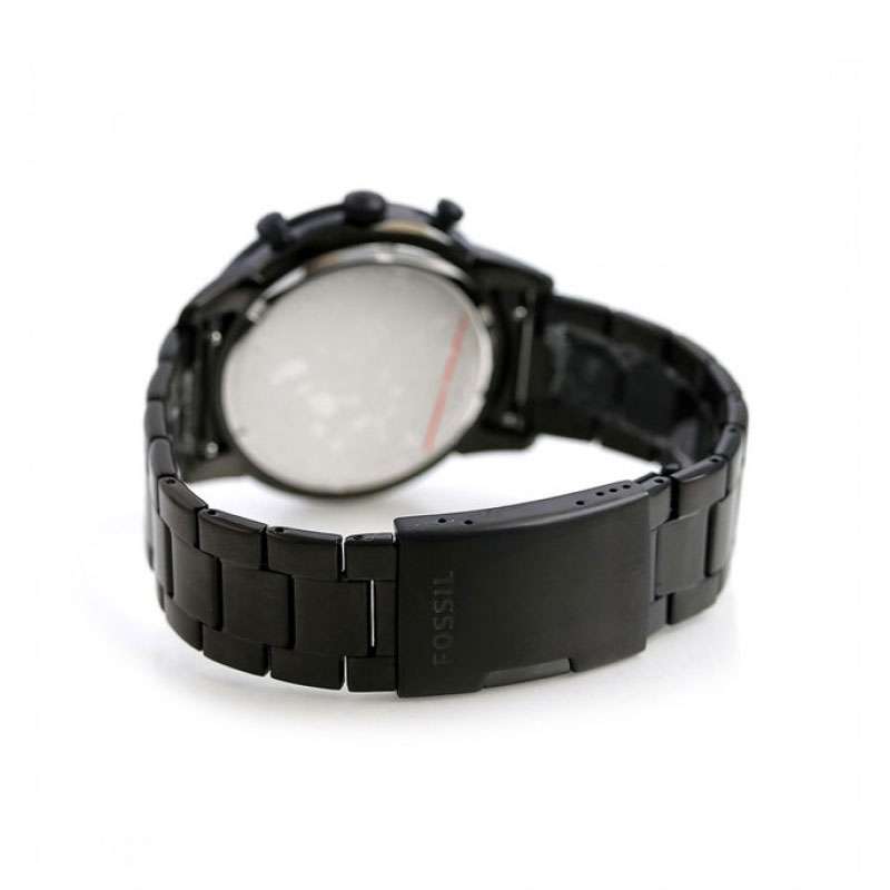  Shop Authentic Fossil Townsman Chronograph Black Dial Black Steel Strap Watch for Men - FS5379 - Luxxuri