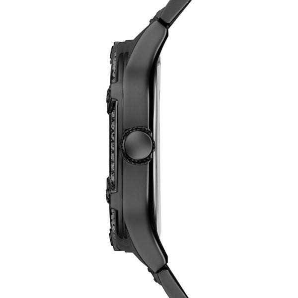  Shop Authentic Guess Duke Glitz Crystals Black Dial Black Steel Strap Watch For Men - GW0576G3 - Luxxuri