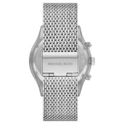  Shop Authentic Michael Kors Slim Runway Chronograph Silver Dial Silver Mesh Bracelet Watch For Men - MK9059 - Luxxuri