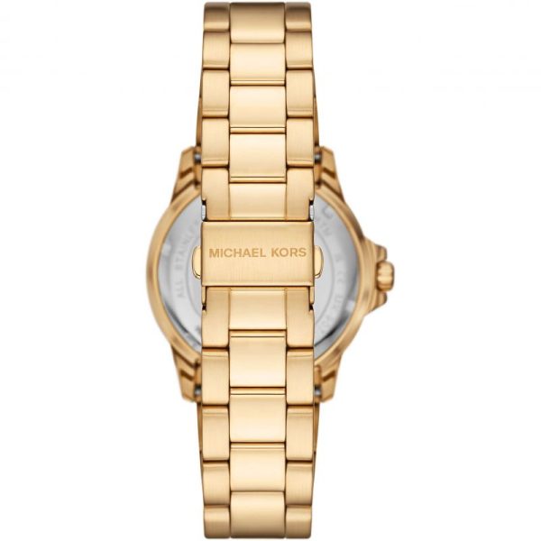  Shop Authentic Michael Kors Everest Three-Hand Black Dial Gold Steel Strap Watch For Men - MK9078 - Luxxuri