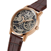 Shop Authentic Guess Gadget Brown Dial Brown Leather Strap Watch for Men - GW0570G2 - Luxxuri