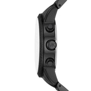  Shop Authentic Michael Kors Hutton Chronograph Black Dial Black Steel Strap Watch For Men - MK9089 - Luxxuri