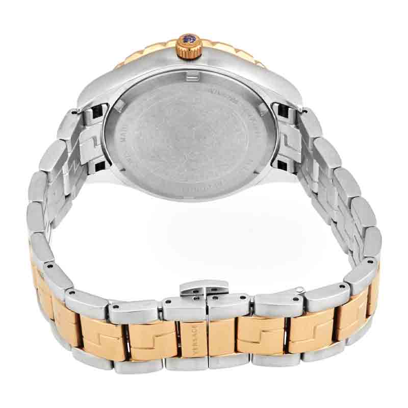  Shop Authentic Versace Hellenyium Brown Dial Two Tone Steel Strap Watch for Women - V12040015 - Luxxuri