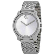  Shop Authentic Movado Bold Silver Dial Silver Mesh Bracelet Watch For Women - 3600241 - Luxxuri