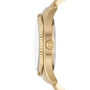  Shop Authentic Michael Kors Lexington Quartz Gold Dial Gold Steel Strap Watch For Men - MK8947 - Luxxuri
