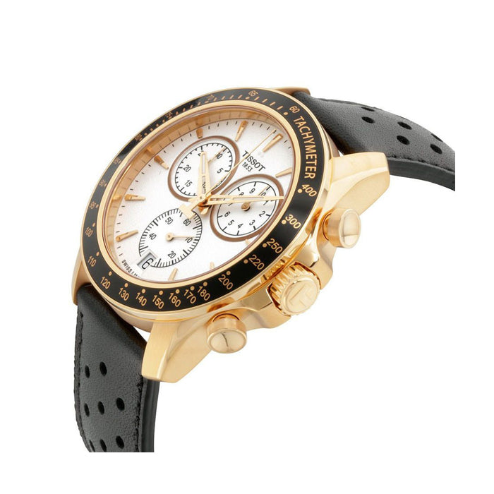  Shop Authentic Tissot V8 Quartz Chronograph White Dial Black Rubber Strap Watch For Men - T106.417.36.031.00 - Luxxuri