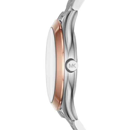  Shop Authentic Fossil Jacqueline White Dial Two Tone Steel Strap Watch for Women - ES3844 - Luxxuri
