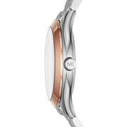  Shop Authentic Fossil Jacqueline White Dial Two Tone Steel Strap Watch for Women - ES3844 - Luxxuri