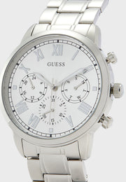  Shop Authentic Guess Hendrix Silver Dial Silver Steel Strap Watch for Men - GW0066G1 - Luxxuri