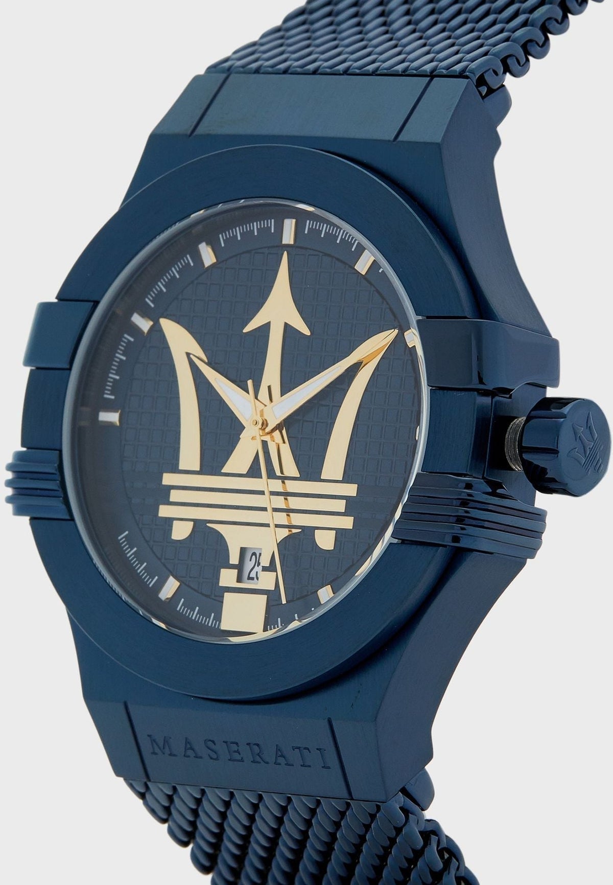  Shop Authentic Maserati Potenza Blue Dial Edition 42mm Mesh Bracelet Watch For Men - R8853108008 - Luxxuri