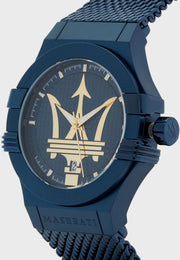  Shop Authentic Maserati Potenza Blue Dial Edition 42mm Mesh Bracelet Watch For Men - R8853108008 - Luxxuri