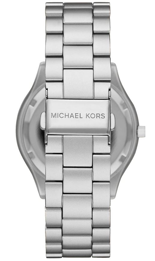  Shop Authentic Michael Kors Slim Runway Silver Dial Silver Steel Strap Watch For Women - MK4502 - Luxxuri