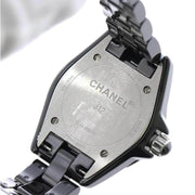  Shop Authentic Chanel J12 Diamonds Black Dial Black Steel Strap Watch for Women - J12 H2569 - Luxxuri