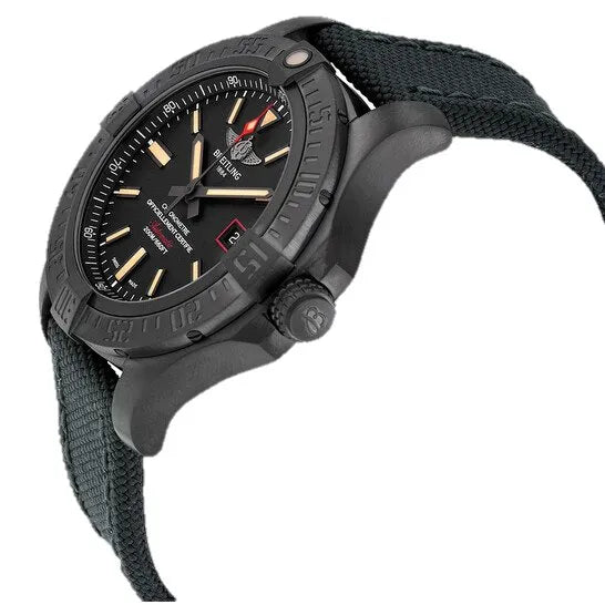  Shop Authentic Breitling Avenger Blackbird 44mm Black Dial Black Nylon Strap Watch for Men - V1731110/BD74/109W/M20BASA.1 - Luxxuri