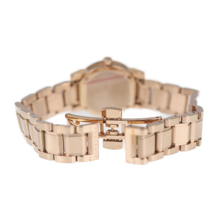  Shop Authentic Burberry The City Nude Dial Rose Gold Steel Strap Watch for Women - BU9228 - Luxxuri