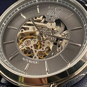  Shop Authentic Maserati Epoca Automatic Skeleton Dial Black Leather Strap Watch For Men - R8821118002 - Luxxuri