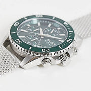  Shop Authentic Hugo Boss Admiral Green Dial Silver Mesh Bracelet Watch for Men - 1513905 - Luxxuri