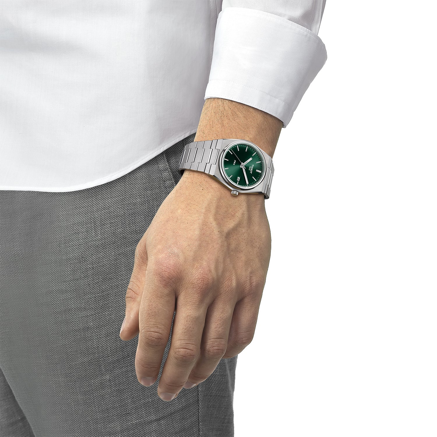  Shop Authentic Tissot PRX Green Dial Silver Steel Strap Watch For Men - T137.410.11.091.00 - Luxxuri