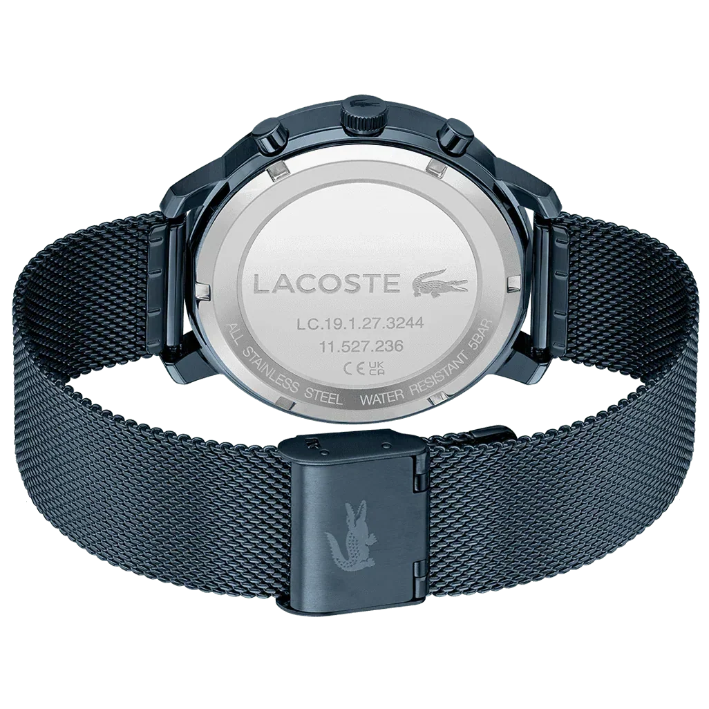 Lacoste Replay Blue Dial Blue Steel Strap Watch for Men - 2011196