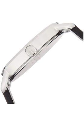  Shop Authentic Calvin Klein Even Silver Black Leather Strap Watch for Women - K7B231C6 - Luxxuri
