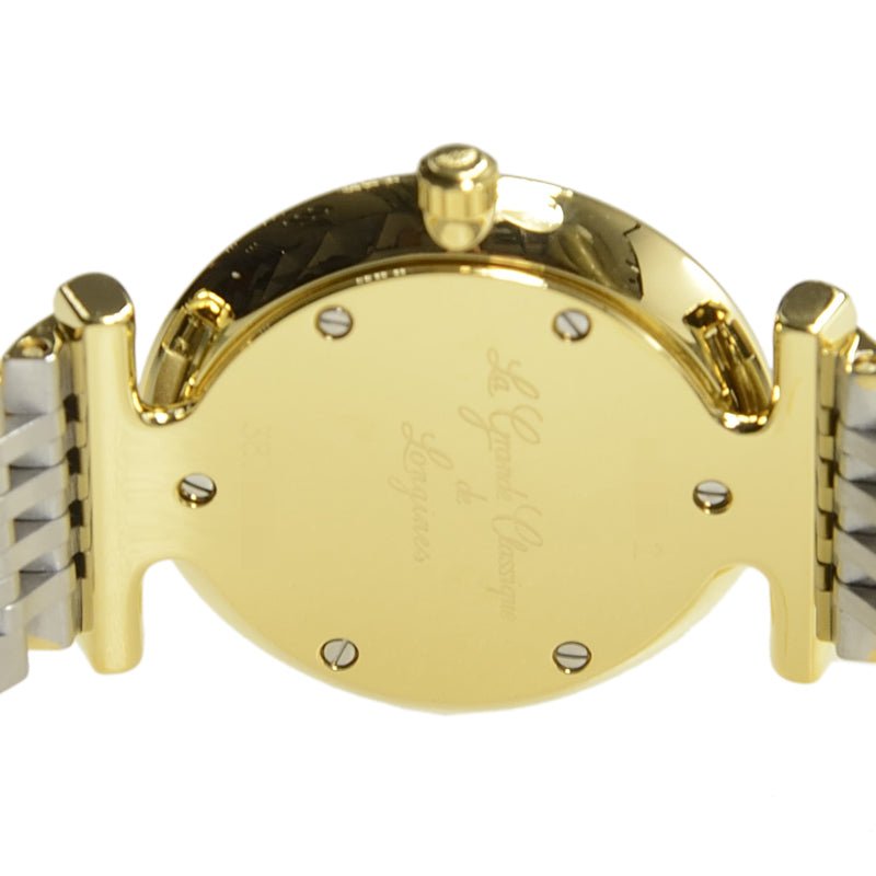  Shop Authentic Longines La Grande Classique Quartz Gold Dial Two Tone Mesh Bracelet Watch for Women - L4.209.2.32.7 - Luxxuri