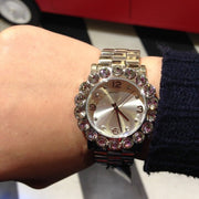  Shop Authentic Marc Jacobs Amy Silver Dial Silver Steel Strap Watch for Women - MBM3222 - Luxxuri