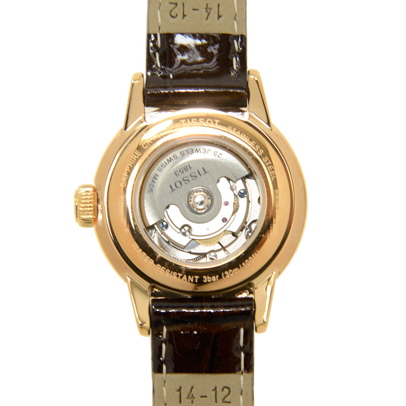  Shop Authentic Tissot Carson Automatic White Dial Brown Leather Strap Watch For Women - T085.207.36.011.00 - Luxxuri