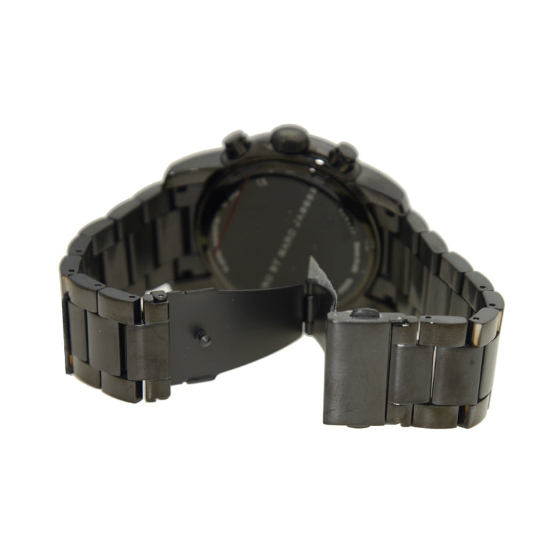  Shop Authentic Marc Jacobs Larry Chronograph Black Dial Black Steel Strap Watch for Men - MBM5032 - Luxxuri