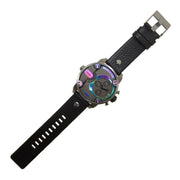  Shop Authentic Diesel Badass Chronograph Anthracite Dial Black Leather Strap Watch For Men - DZ7270 - Luxxuri