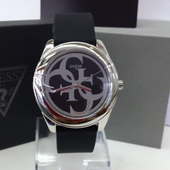  Shop Authentic Guess G-Twist Quartz Black Dial Black Silicone Strap Watch For Men  - W0911L8 - Luxxuri