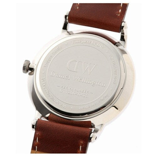  Shop Authentic Daniel Wellington Dapper St Mawes White Dial Brown Leather Strap Watch For Women - DW00100095 - Luxxuri