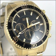  Shop Authentic Guess Chaser Chronograph Black Dial Gold Steel Strap Watch for Men - W0170G2 - Luxxuri
