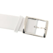  Shop Authentic Calvin Klein Mark Silver Dial White Leather Strap Watch for Women - K3R231L6 - Luxxuri