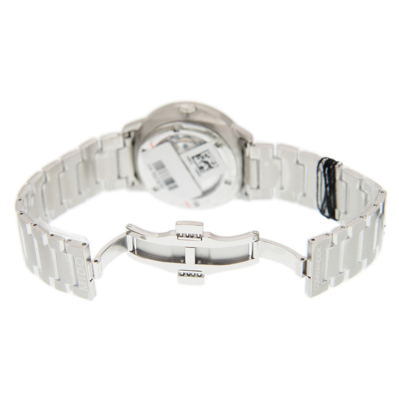  Shop Authentic Mido Commander II Automatic Black Dial Silver Steel Strap Watch For Men - M021.431.11.051.00 - Luxxuri