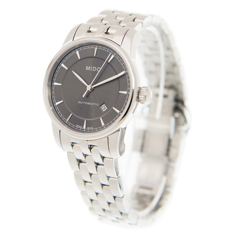 Shop Authentic Mido Baroncelli III Automatic Grey Dial Silver Steel Strap Watch For Women - M7600.4.13.1 - Luxxuri