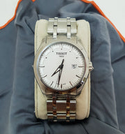  Shop Authentic Tissot T Trend Couturier Chronograph White Dial Silver Steel Strap Watch For Men - T035.410.11.031.00 - Luxxuri