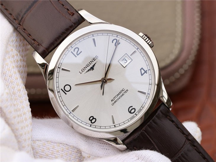  Shop Authentic Longines Record Automatic Stainless Steel 40mm Watch for Men - L2.821.4.76.2 - Luxxuri